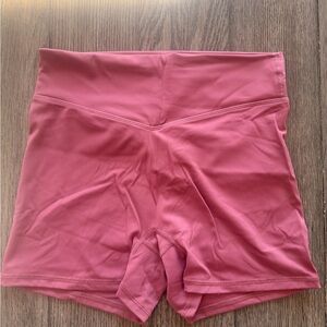 Balance Athletica High-Rise Bike Shorts — Rose